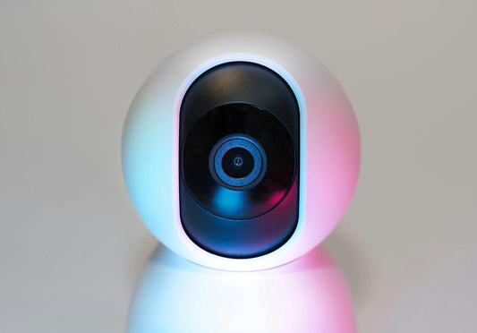 WiFi-connected SmartWatchCam with two-way audio functionality for home surveillance.